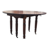 Louis Philippe 6-leg extendable table