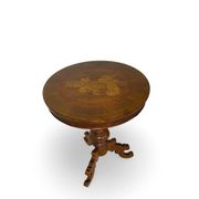an antique Italian Sorrento occasional table top, from the 19th