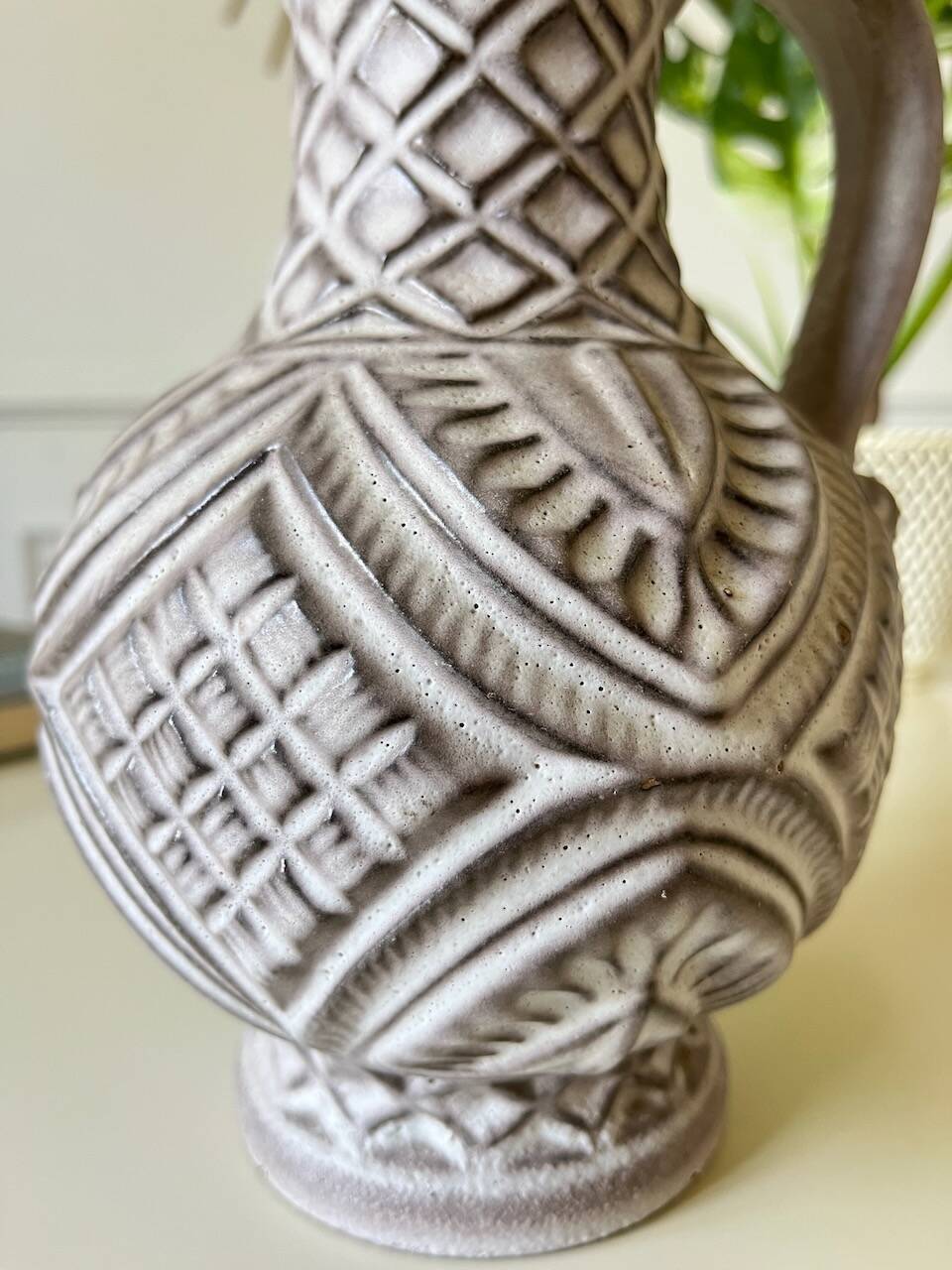 Graphic vase West Germany