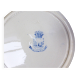 3 assiettes plates Gien service Chardons