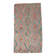 Tapis Kilim Anatolien Vintage – Tissé à la main, Motifs géométriques, 163x290 cm