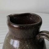 Glazed pitcher signed "Milky Way" decoration