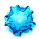 Sculptural Coupe Murano — "Bullicante" Aquamarine Blue — 1950