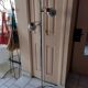 Vintage 70s floor lamp in chrome and aluminum reflector