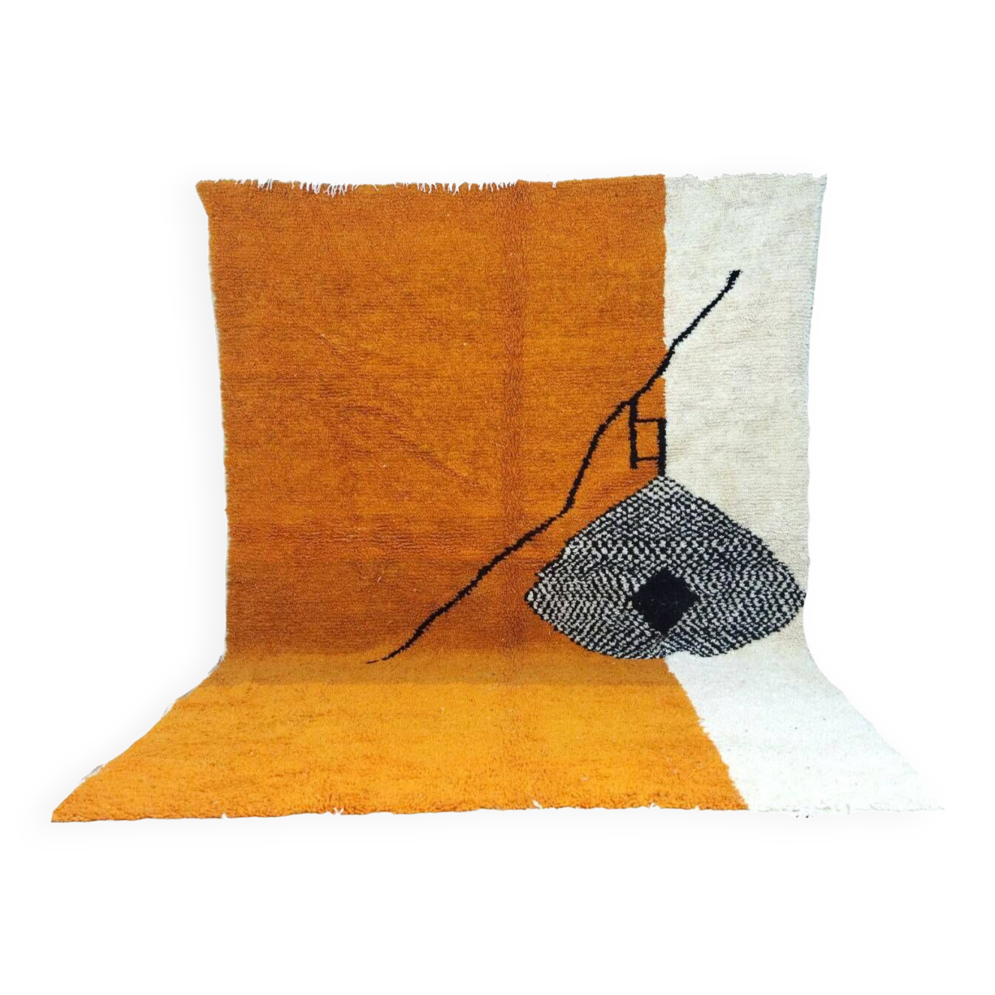 Handmade Moroccan Berber rug 313 x 215 cm