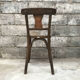Chaise bistrot en bois Baumann de 1920