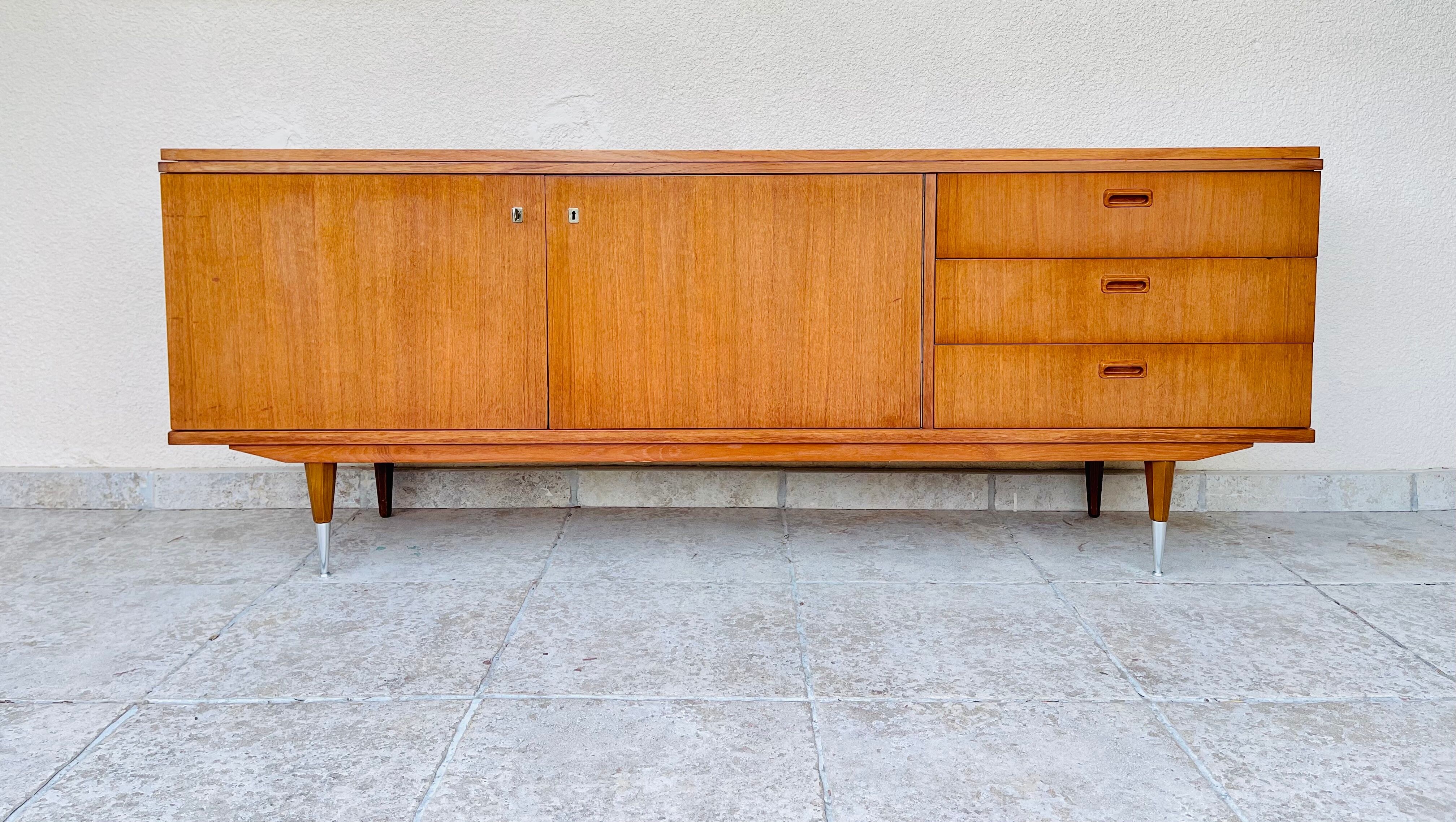 Scandinavian teak row