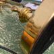 Lampe de bureau en laiton