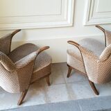 Sculptural years 50-60 vintage chairs design Penguin