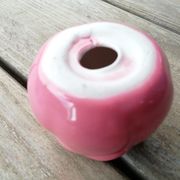 Set of candle holders shaped rosebud