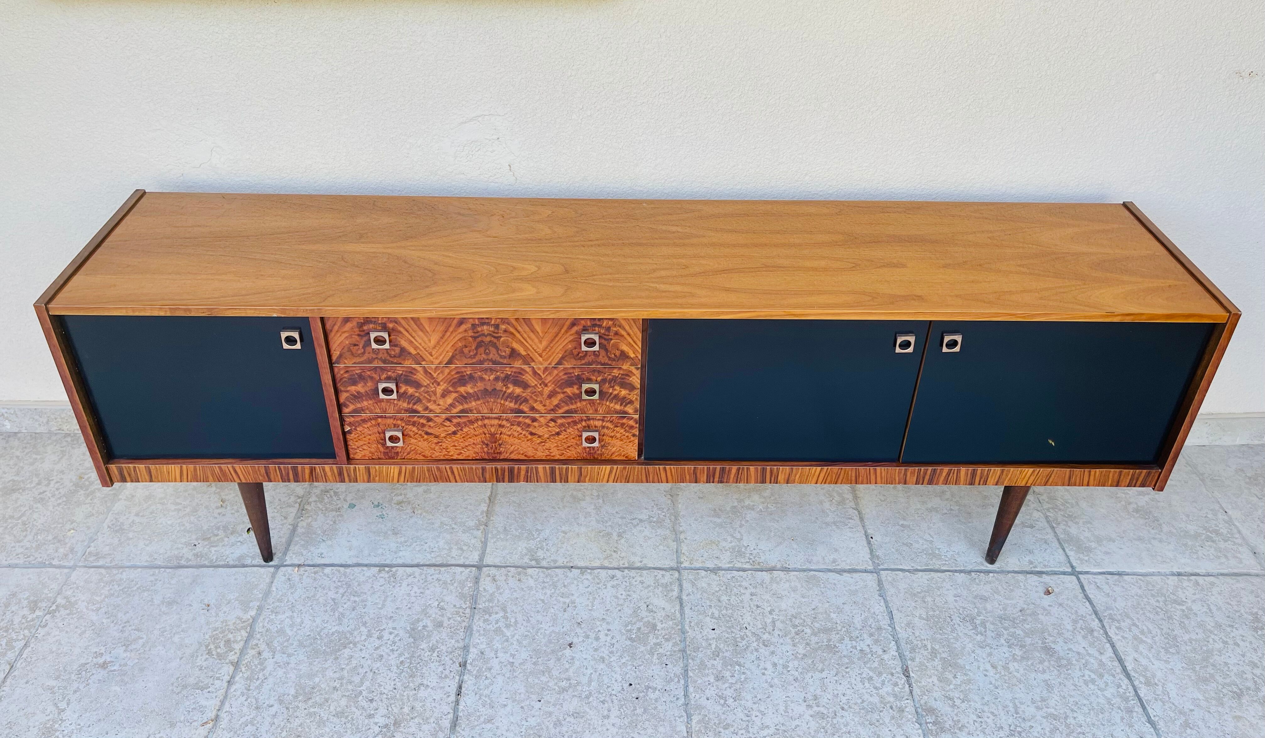 Vintage walnut sideboard