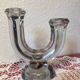 Bougeoir en cristal de Vannes