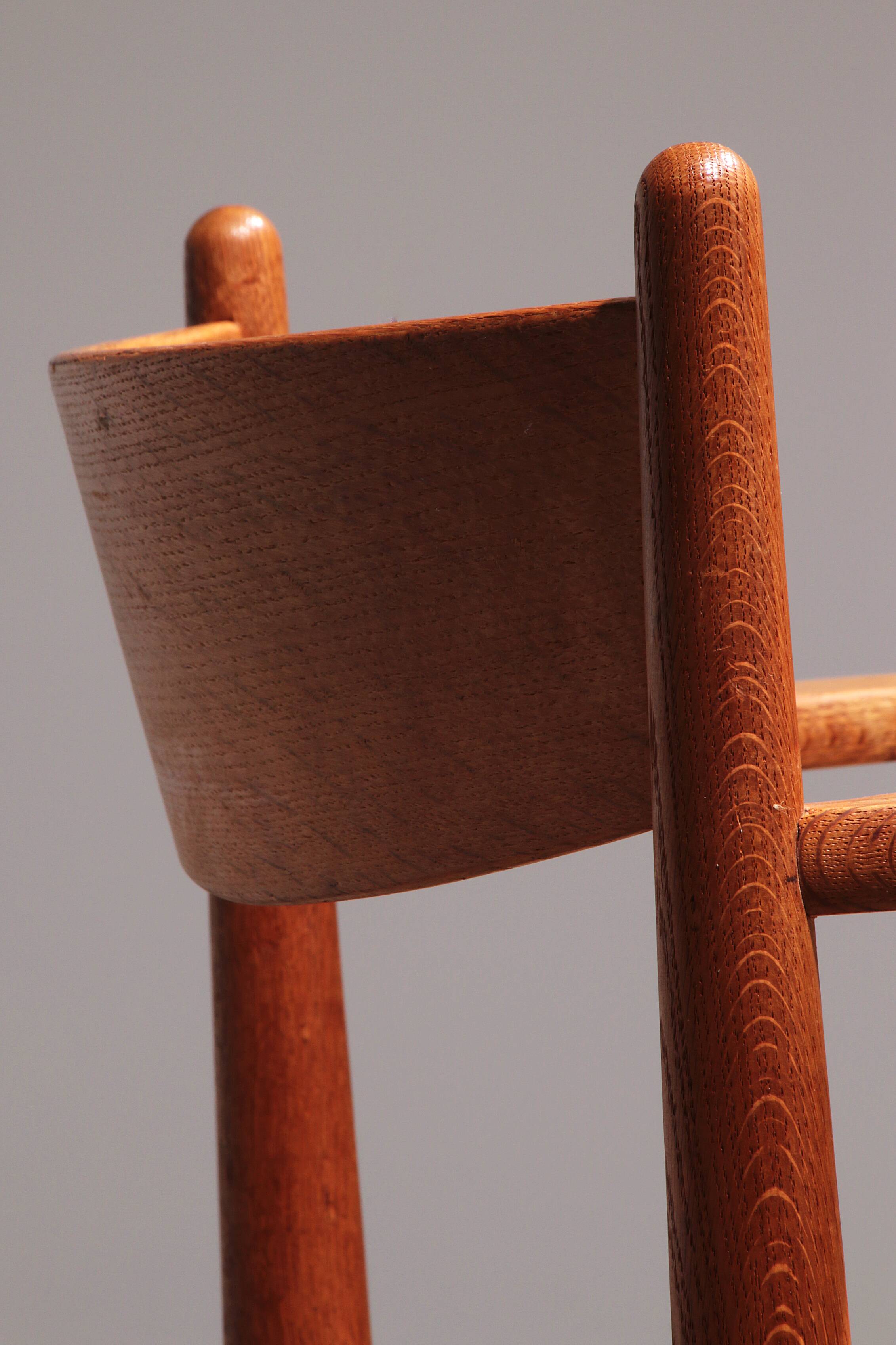 Dining Chairs by Hans Wegner for Carl Hansen & Søn,Denmark 2 CH37 and 2 CH36