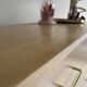 Pink tapered leg chest of drawers