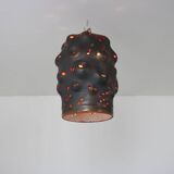 Lampe suspendue en céramique de forme libre des années 1960 provenant des Pays-Bas