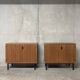 Enfilade moderniste deux buffets teck Antoine Philippon et Jacqueline Lecoq