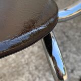 Chairs skaï and chrome 1970