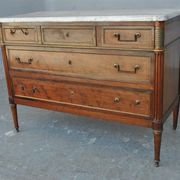 Convenient to scraper style Louis XVI mahogany era XVIII