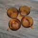 Duralex - lot de 4 tasses à café verre orange