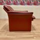 "Erpo" designer adjustable leather armchair.