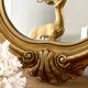 Ancien miroir doré 62x38 cm