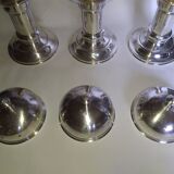 3 whole photophores in silver metal