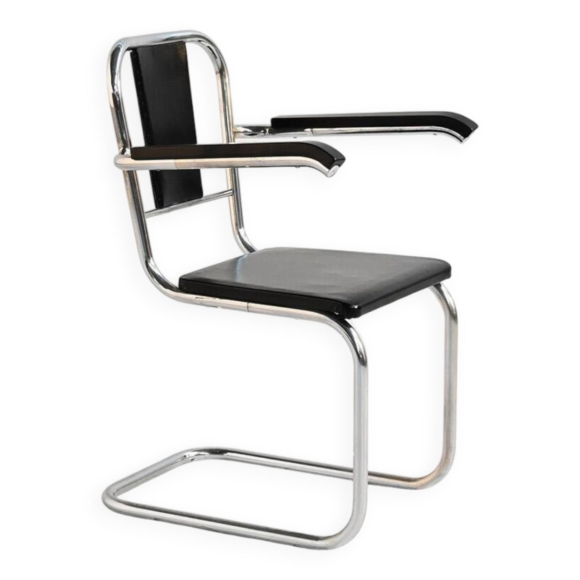 Scandinavian cantilever armchair in Bauhaus style, 1930s