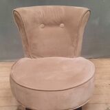 Velvet dressing table chair
