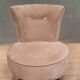 Velvet dressing table chair