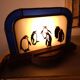 Art Deco glass lamp