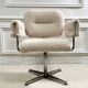 Vintage armchair in faux sheep's fur