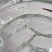 Vase en cristal de Sèvres à motif de verre grugé, 26 cm