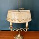 Lampe bouillotte en bronze de style louis xv vers 1850