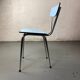 Blue Formica chair