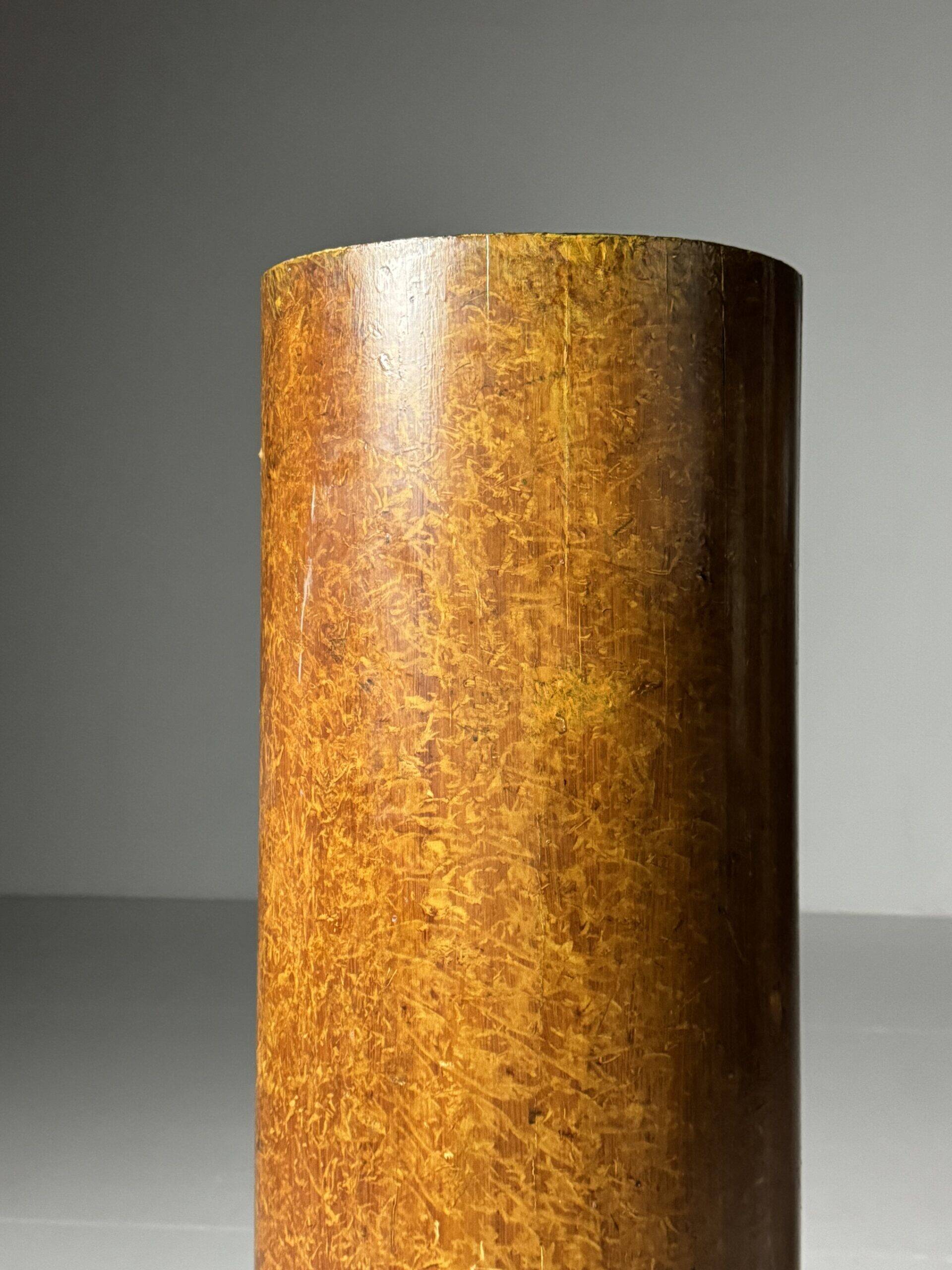 Faux bois column 19th century