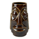 Petit vase visage ethnique vintage