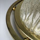 60s 70s Lamp Luminaire Plafoniere Flush Mount Ice Glass Space Age Design