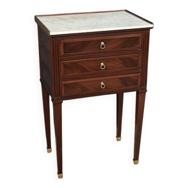 Petit Chiffonnier en Acajou, style Louis XVI – 2ème partie XIXe