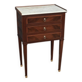 Small Mahogany Chest of Drawers, Louis XVI Style – Part 2 of the 19th Century