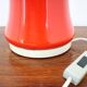 Big Design Red Glass Hotel Table Lamp, 1970s