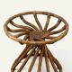 Bamboo and glass table by Bernard Govin – Eguizier edition, 1970