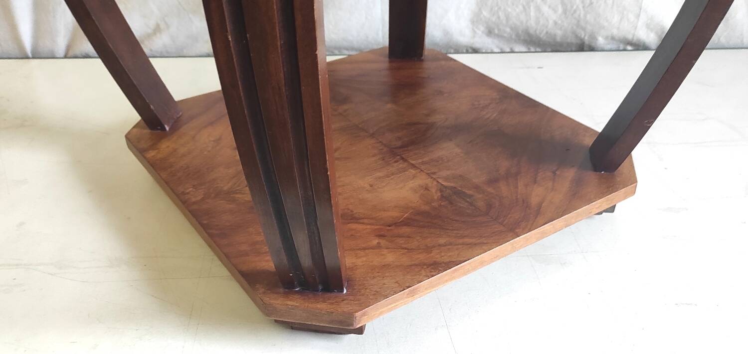 Arts Deco style coffee table in solid wood - mid. 20th century