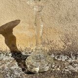 Bougeoir haut en verre