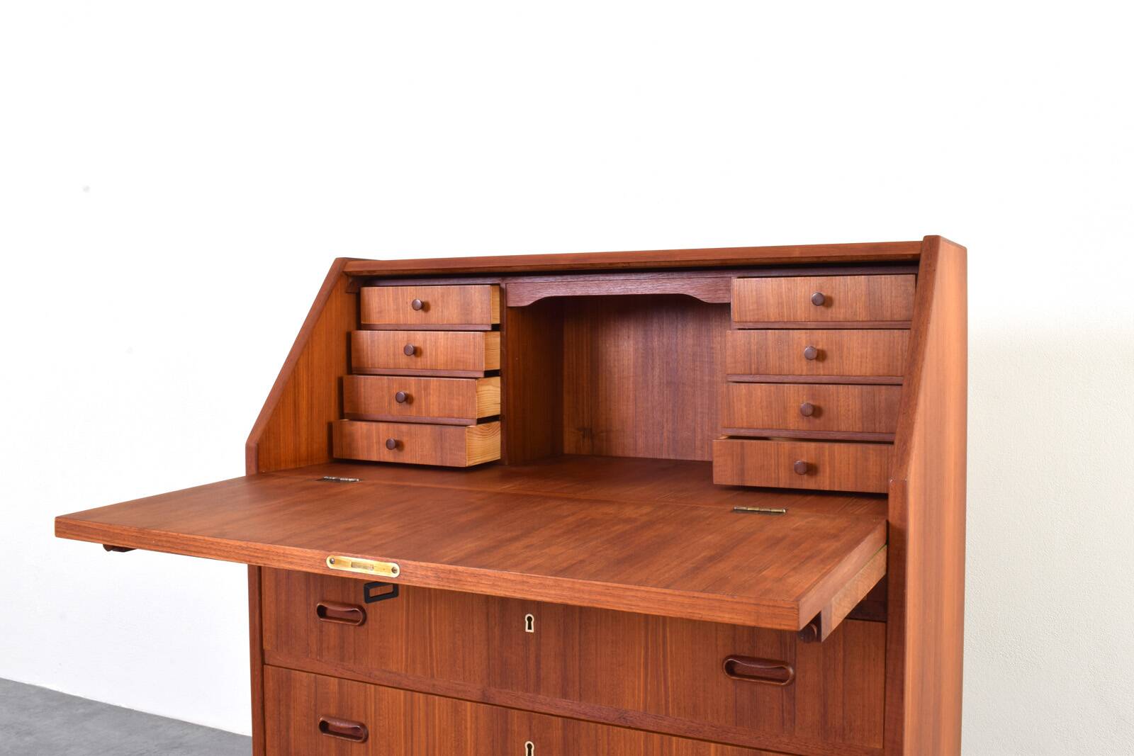 Mid-Century Danish Teak Secretary, 1960s.