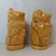pair of vases in faience Saint Clement slurry art deco