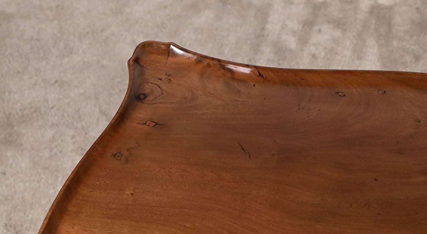 Small Cabaret Table in Mahogany, Louis XV style, Napoleon III period – Mid-19th century