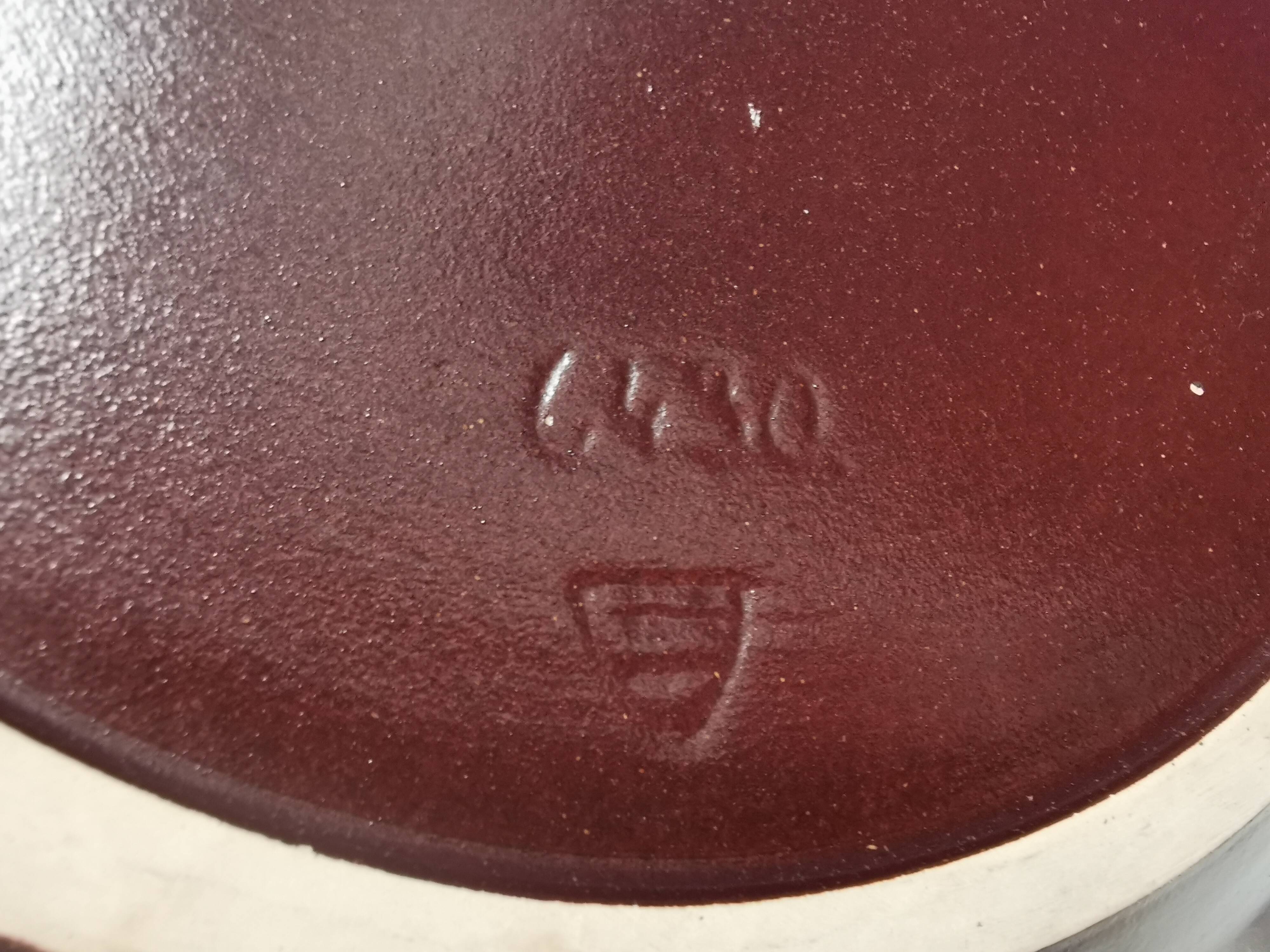 Large dish from Danish Michael Andersen ceramics, Denmark, 1970s