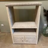 Vintage white wicker furniture