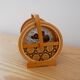 Butterflies and basket rattan coasters