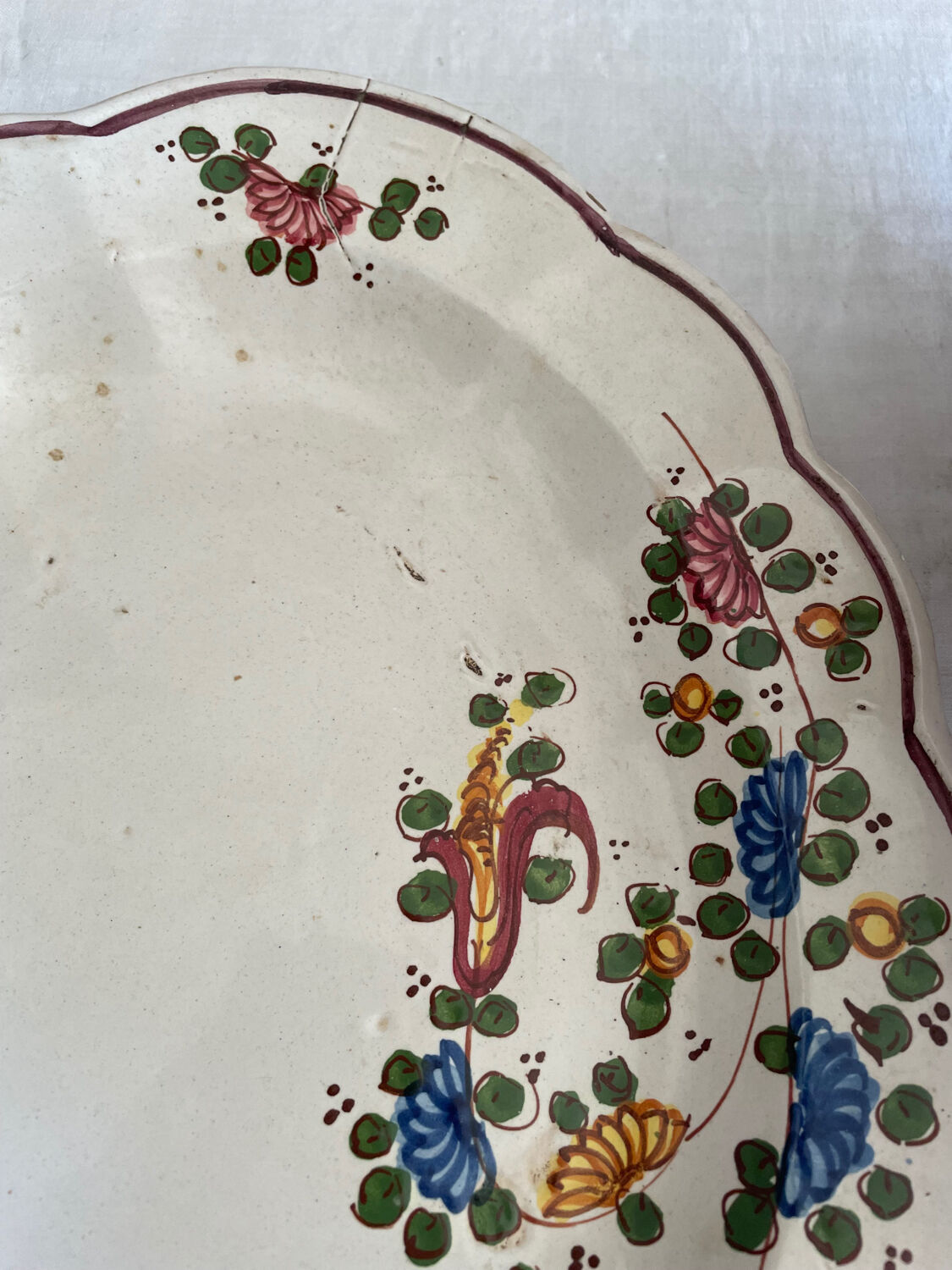 Légumier soupière en faïence